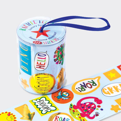 Rachel Ellen Designs - Rolls of Stickers -Rawr-Some Dinosaur