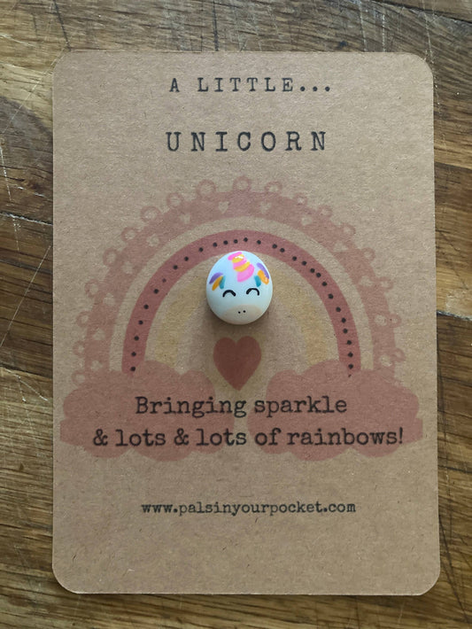 Pals in your Pocket - Unicorn Princess Party Charms With Glitter Decor