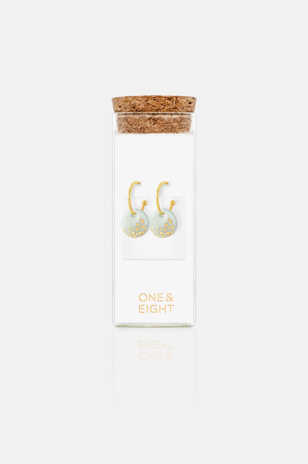 One & Eight - Mint Gold Gale Earrings