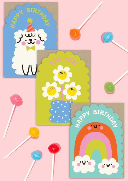 In Real Life - Good Luck Shamrock Card