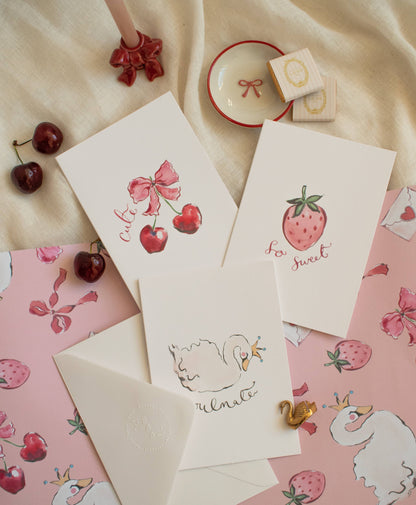 La la lu - Sweet Strawberry Card