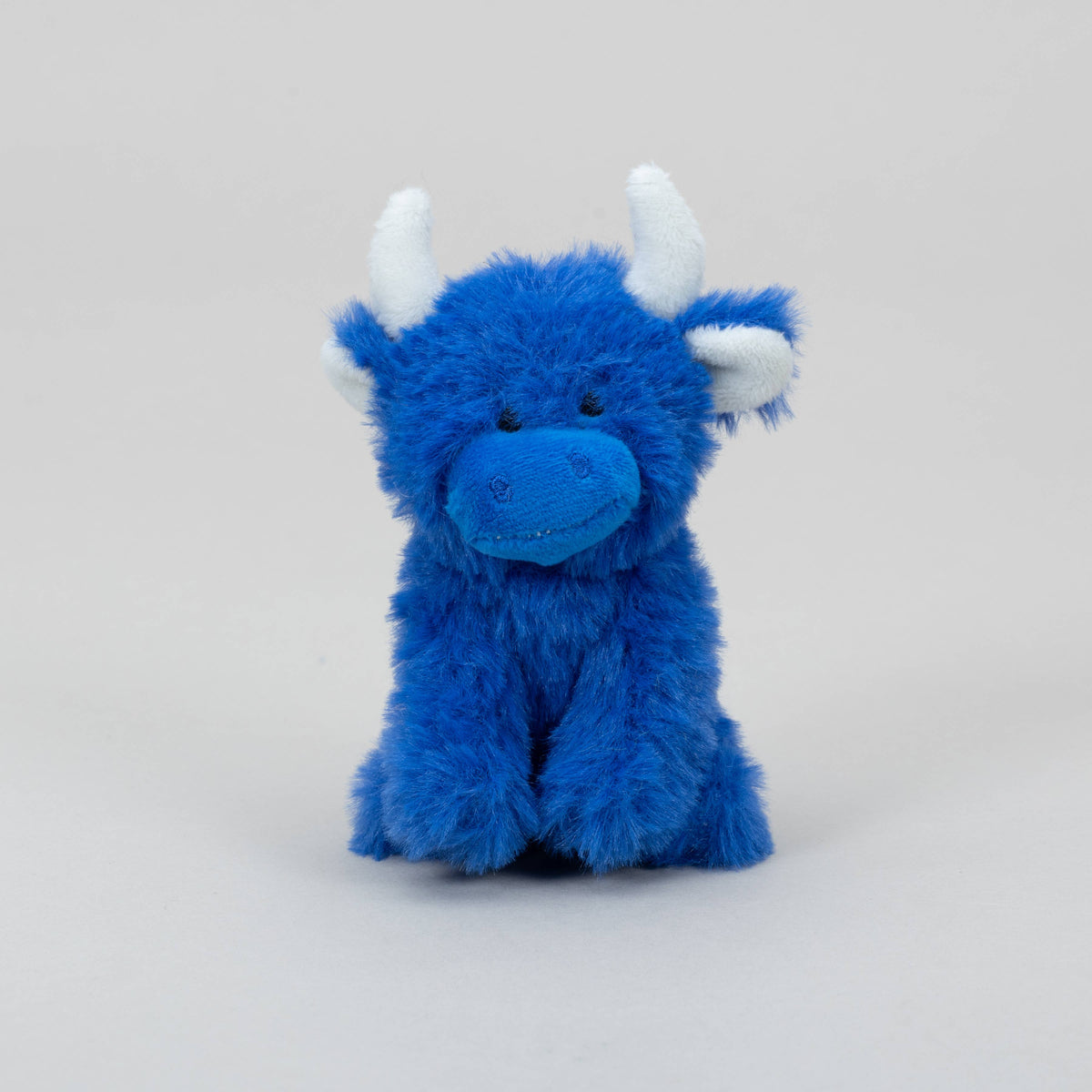 Jomanda Soft Toys & Accessories - UK Based - Dark Blue Mini Highland COOllectible Cow Plush Toy