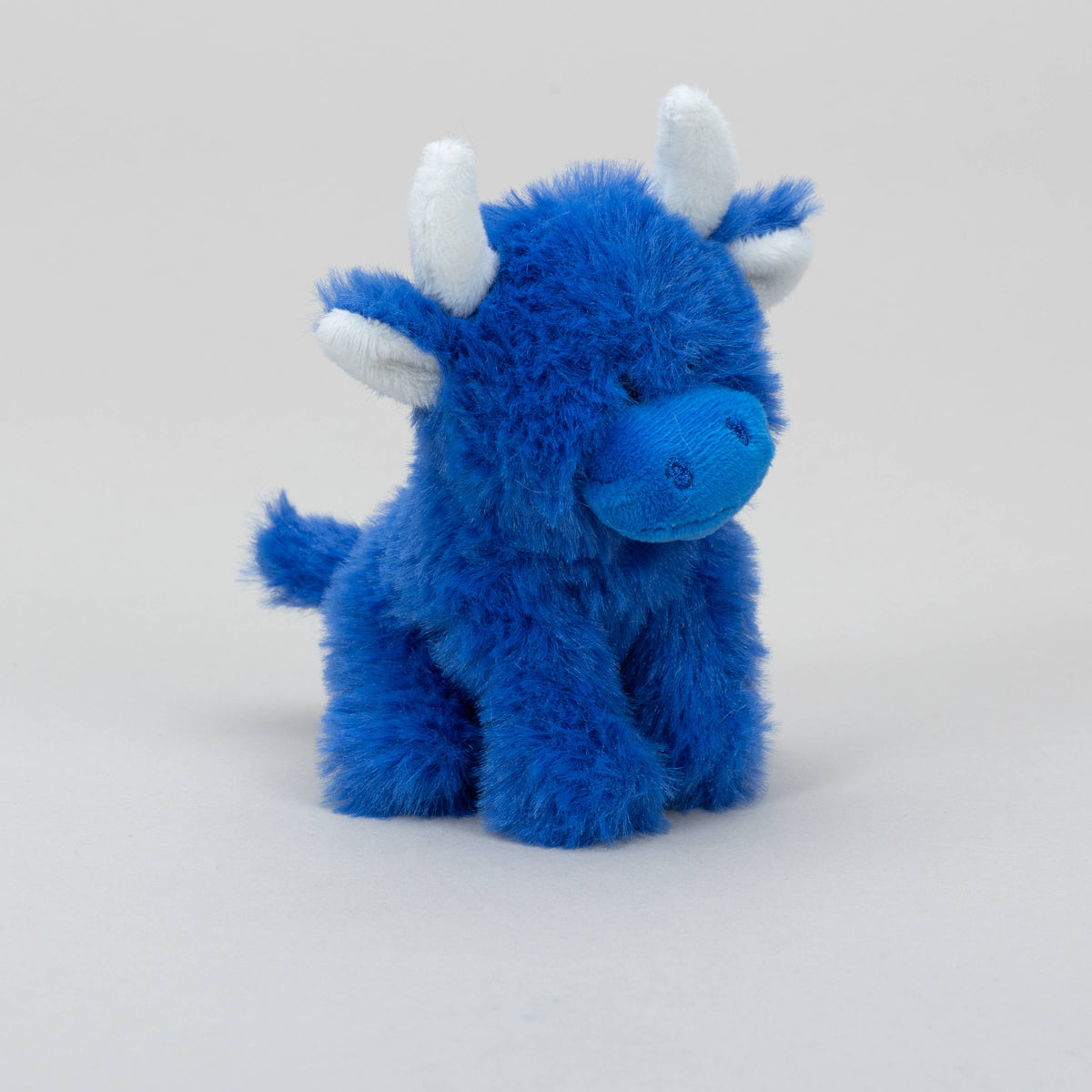 Jomanda Soft Toys & Accessories - UK Based - Dark Blue Mini Highland COOllectible Cow Plush Toy