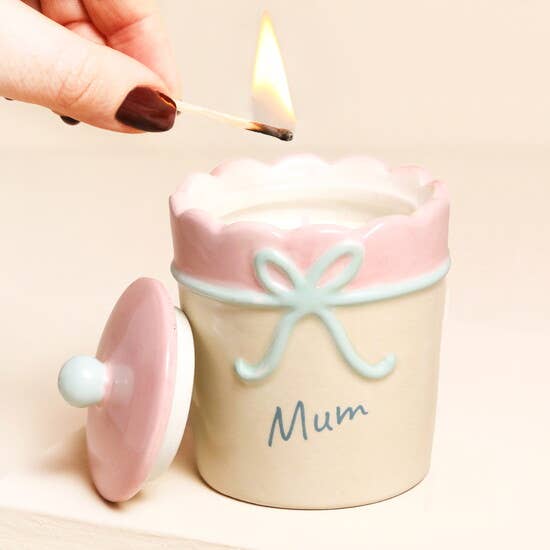 Lisa Angel - Mum You're Wonderful Ceramic Candle