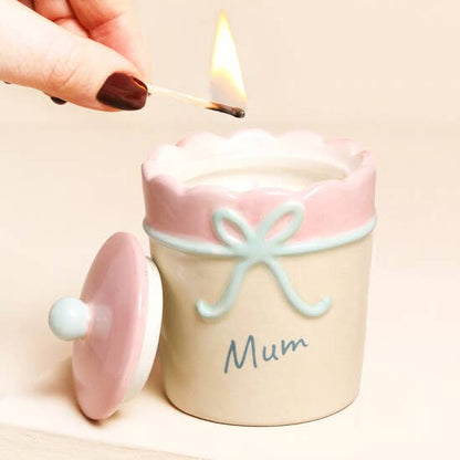 Lisa Angel - Mum You're Wonderful Ceramic Candle