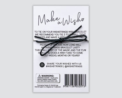 BIRTHDAY UNICORN - WishStrings Wish Bracelet - WS221	♥