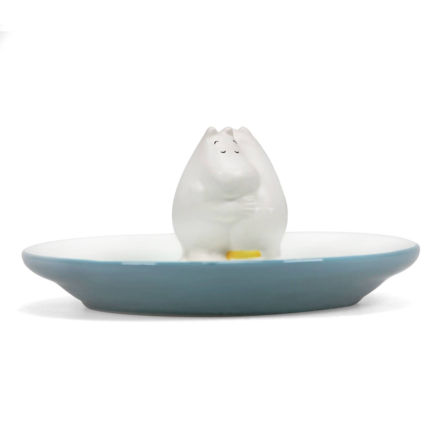 Half Moon Bay - Trinket Key Ring Dish Moomin Hug Blue