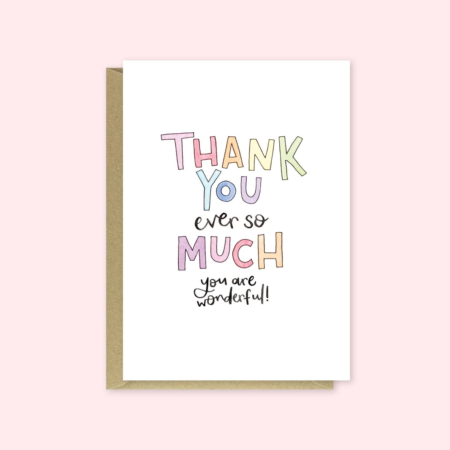 Nova & Me - Thank You Ever So Much, Greetings Card