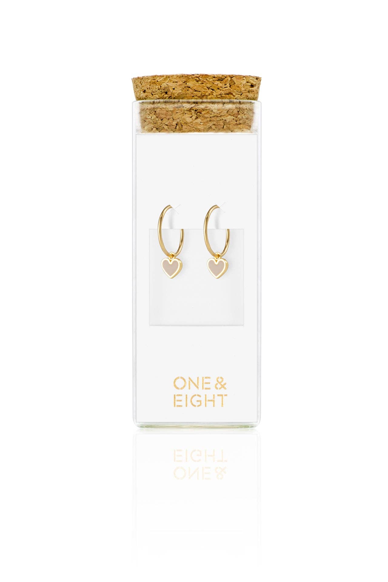 One & Eight - Eve Heart Earrings