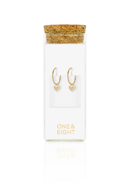 One & Eight - Eve Heart Earrings