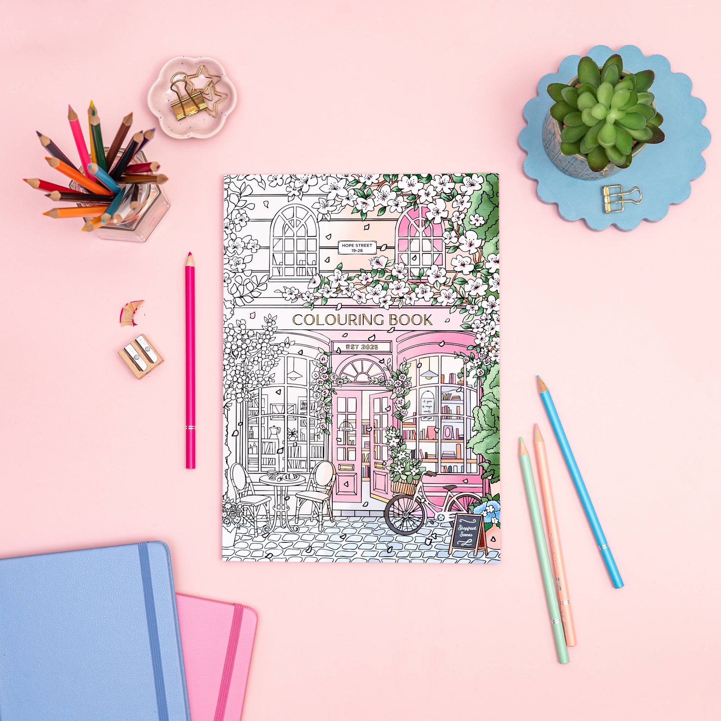 Simply, Katy - Colouring Book: Shopfront Scenes