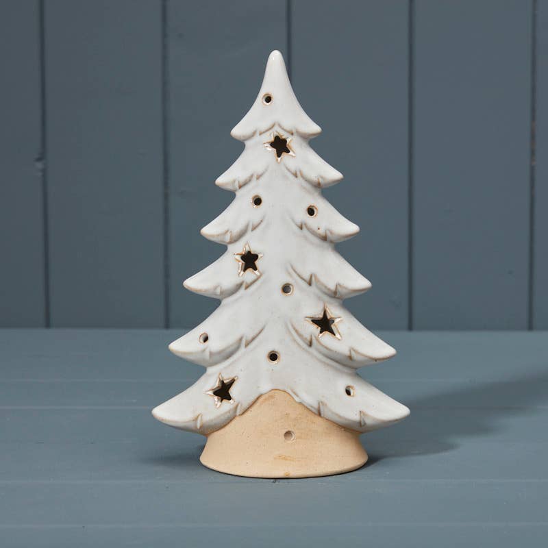 Satchville - Ceramic Tree Tealight Holder