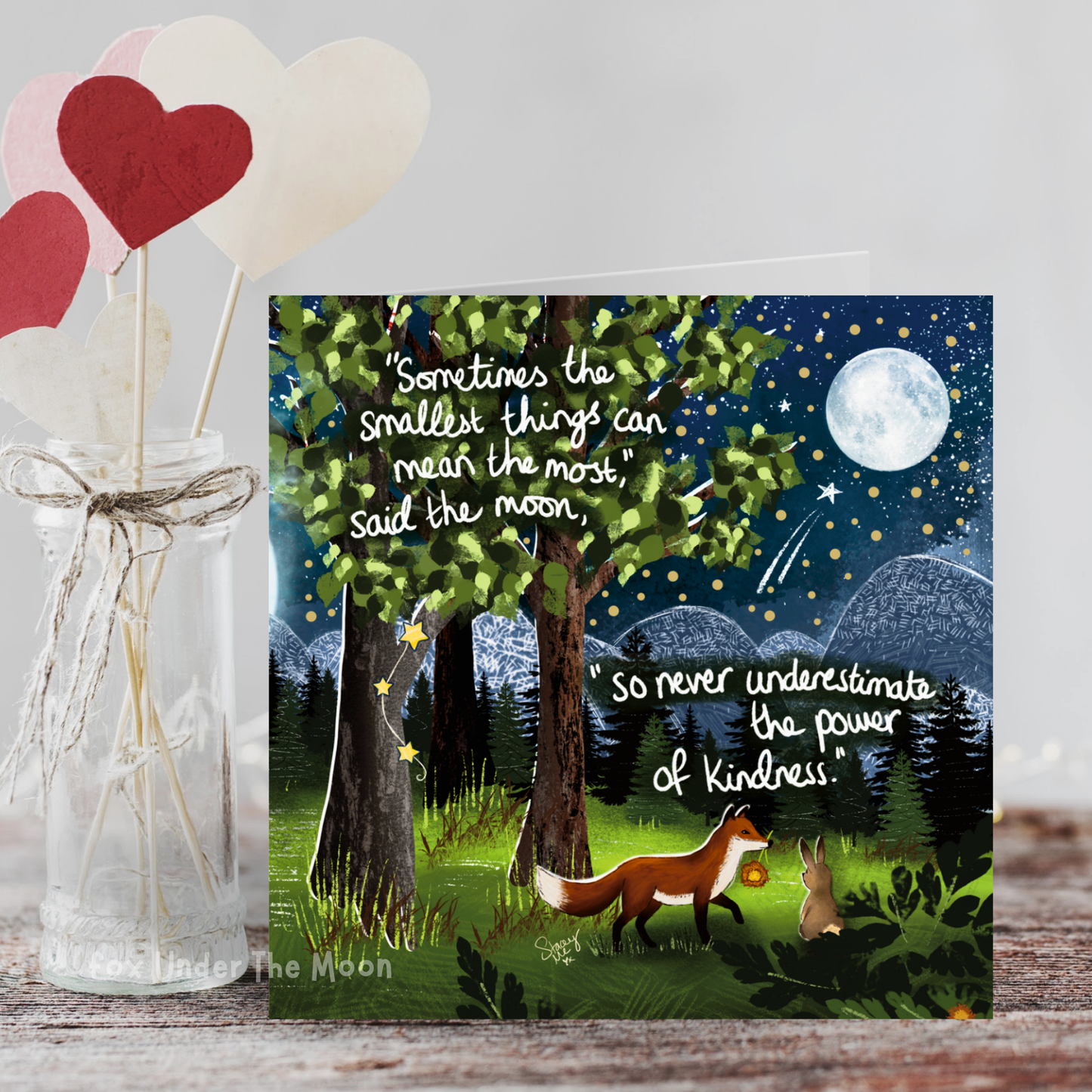 Fox Under The Moon - 'The Smallest Things' -Greeting Card From Fox Under The Moon