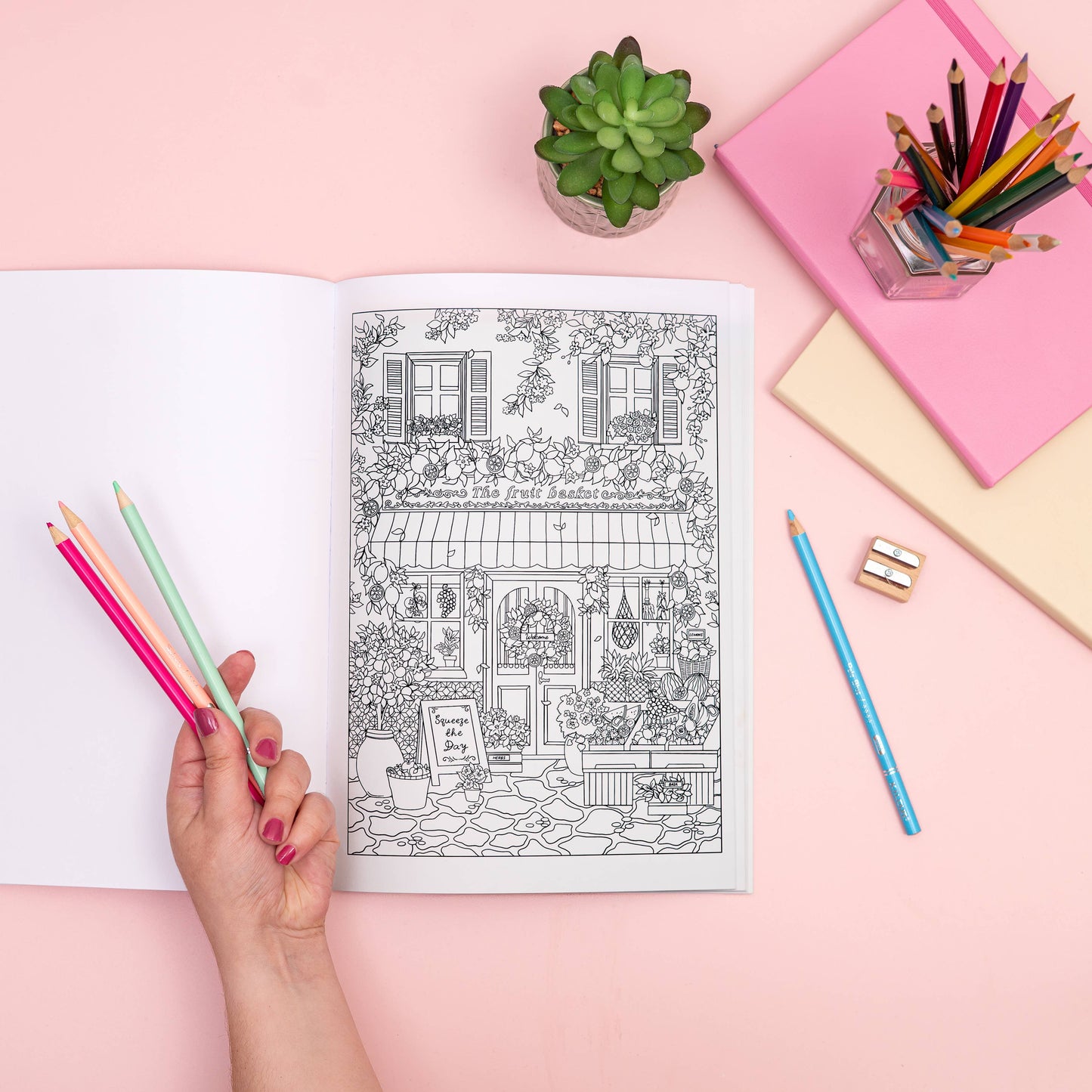 Simply, Katy - Colouring Book: Shopfront Scenes