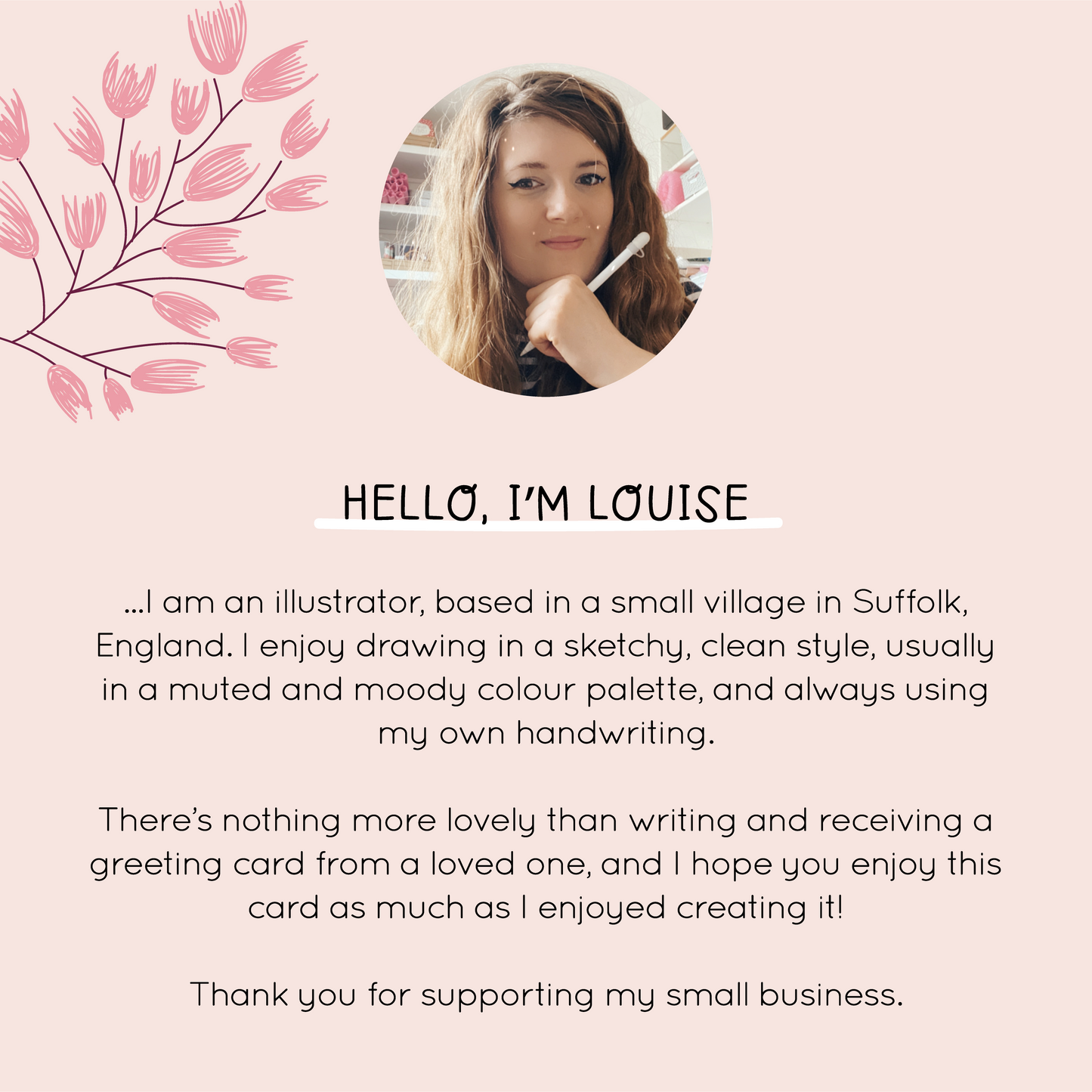 Two For Joy Illustration - Happy Birthday to My Badass Bookish Friend