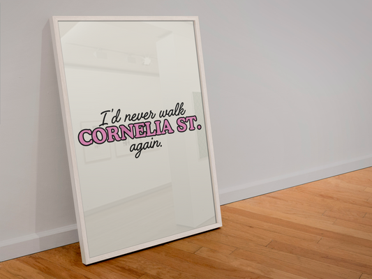 Blue Iris Designs Co - Cornelia Street Print