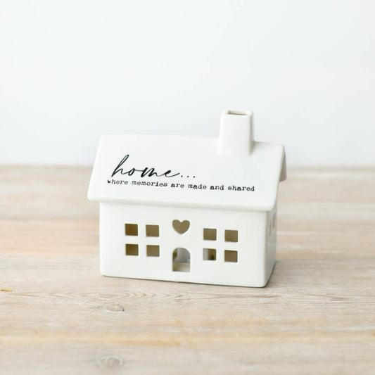 Gainsborough Giftware - "Home where memories are made and shared" LED House, 11.5cm
