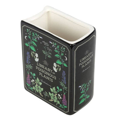 Something Different Wholesale - Poisonous Plants Gothic Botanical Book Shaped Vase