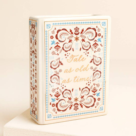 Lisa Angel - Tale As Old As Time Mini Ceramic Book Vase