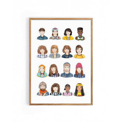 Nova & Me - Stranger Things A4 Print