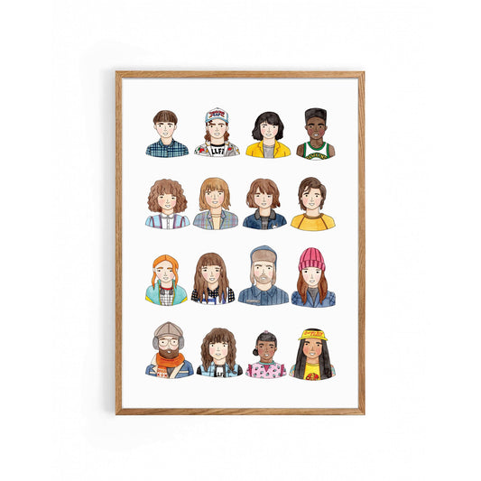 Nova & Me - Stranger Things A4 Print