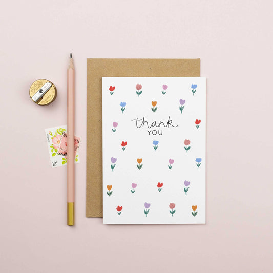 Elizabeth Mugridge - Tulip Thank You Card