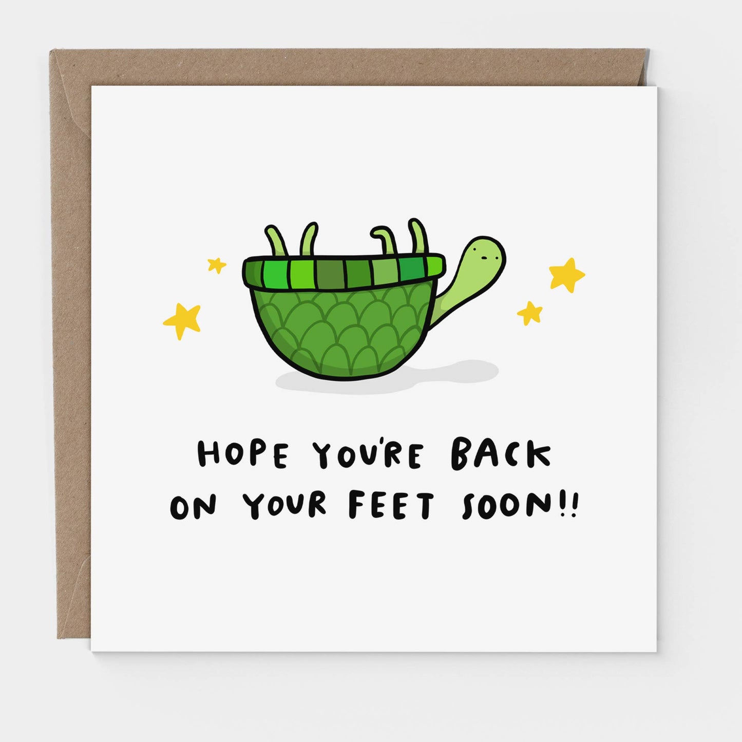 Get Well Soon Card - Back on Your Feet