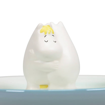 Half Moon Bay - Trinket Key Ring Dish Moomin Hug Blue