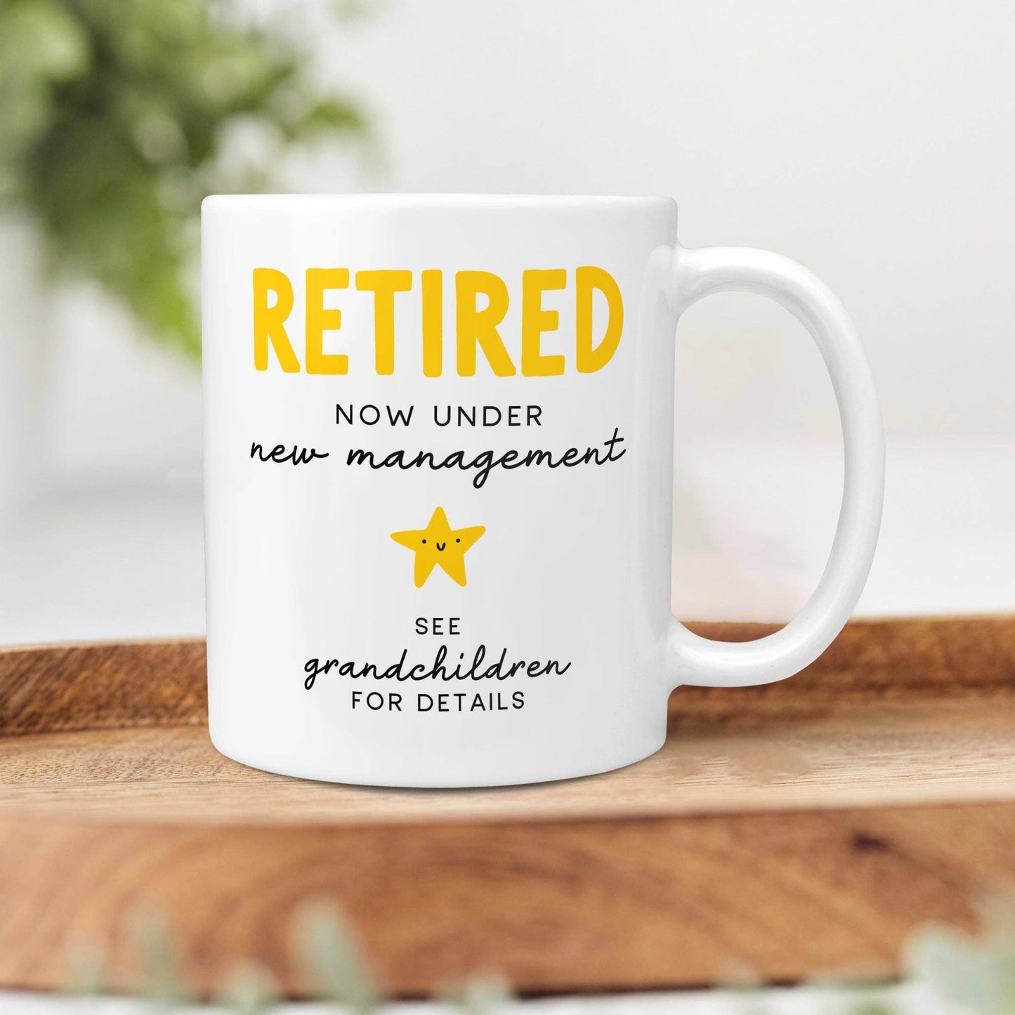 Under New Management - Retirement Mug