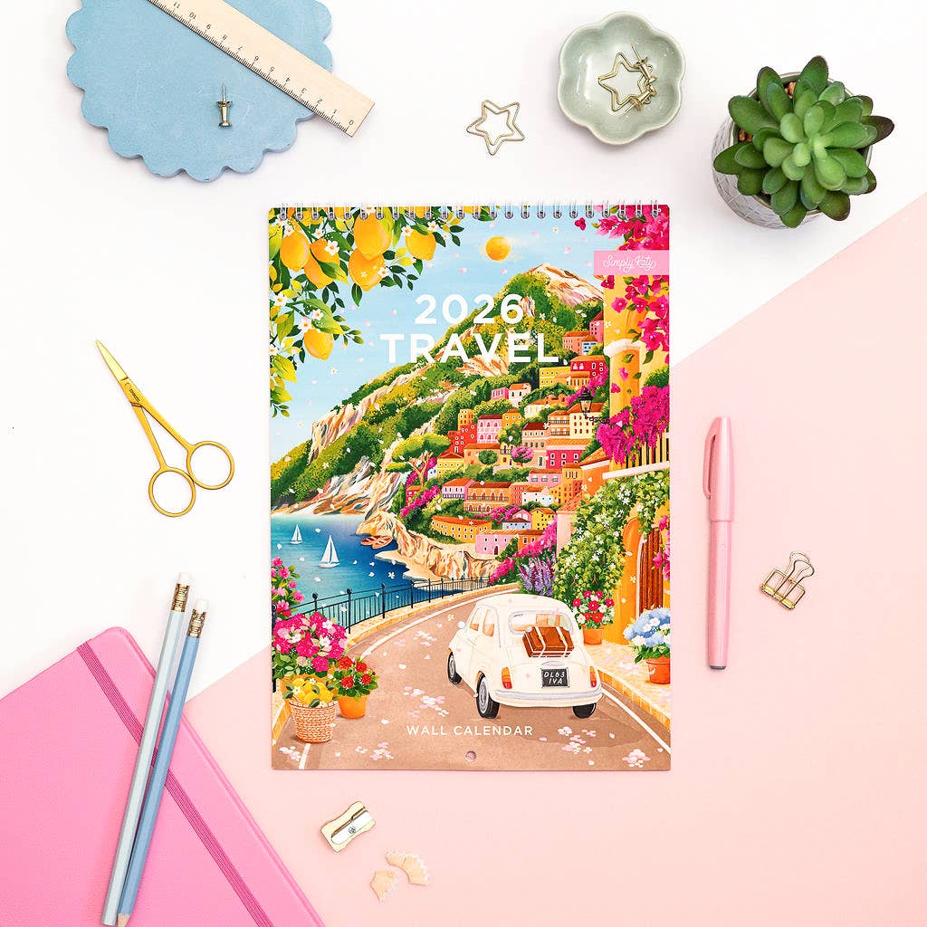Simply, Katy - 2026 Travel Calendar 