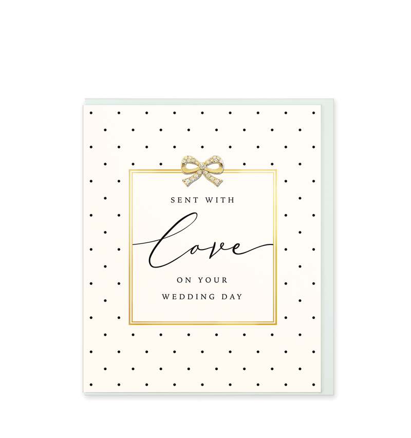 Hearts Designs - Sent With Love On Your Wedding Day