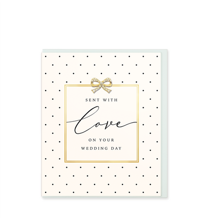 Hearts Designs - Sent With Love On Your Wedding Day
