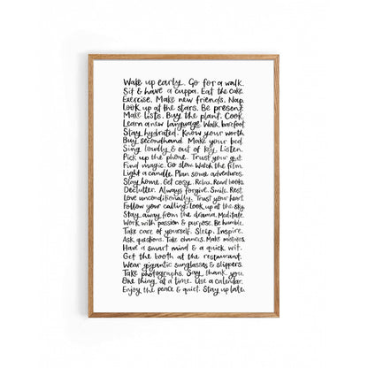 Nova & Me - Wake Up Early A4 Print