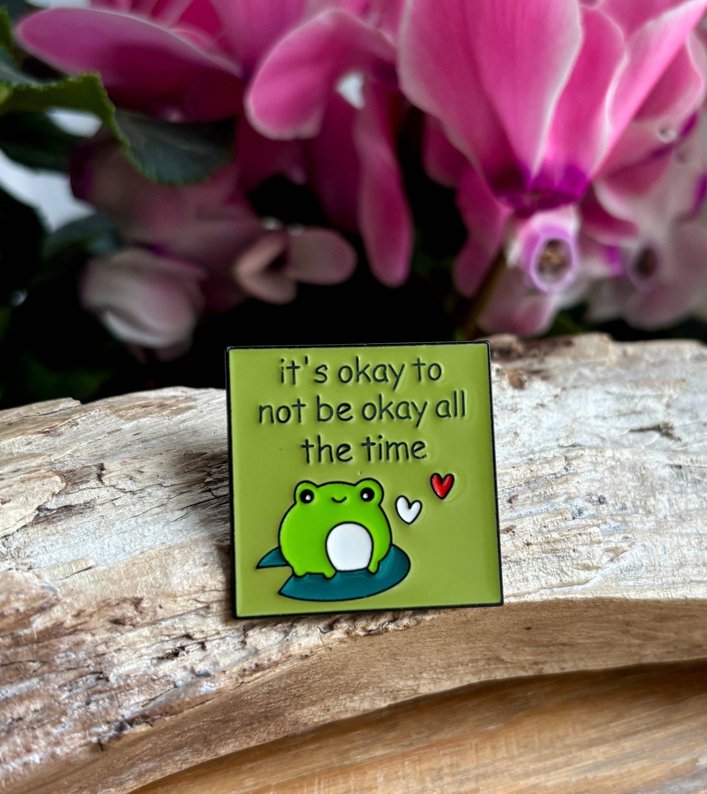 Ocean Ripples - It's Okay... Pin Badge Card