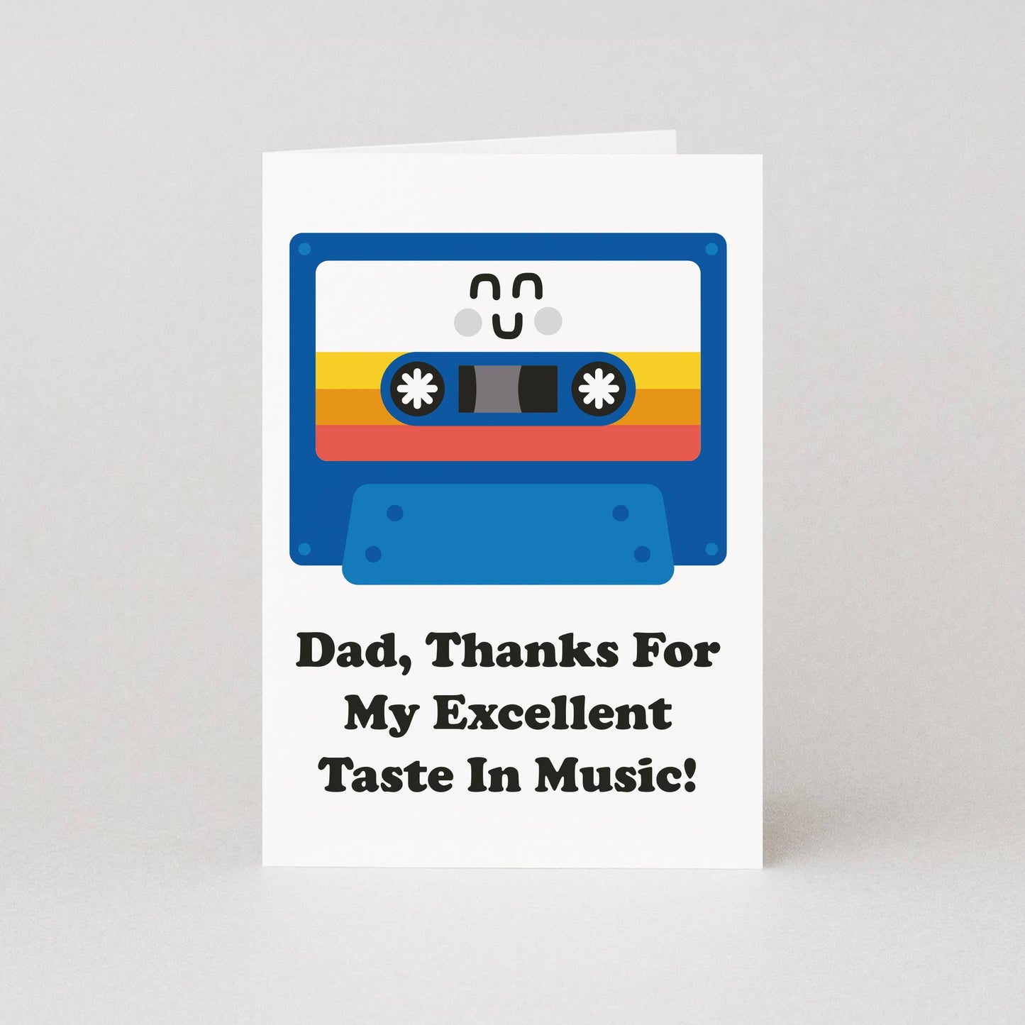 Studio Boketto - Taste In Music Dad Card | Father's Day Card | Greeting Card