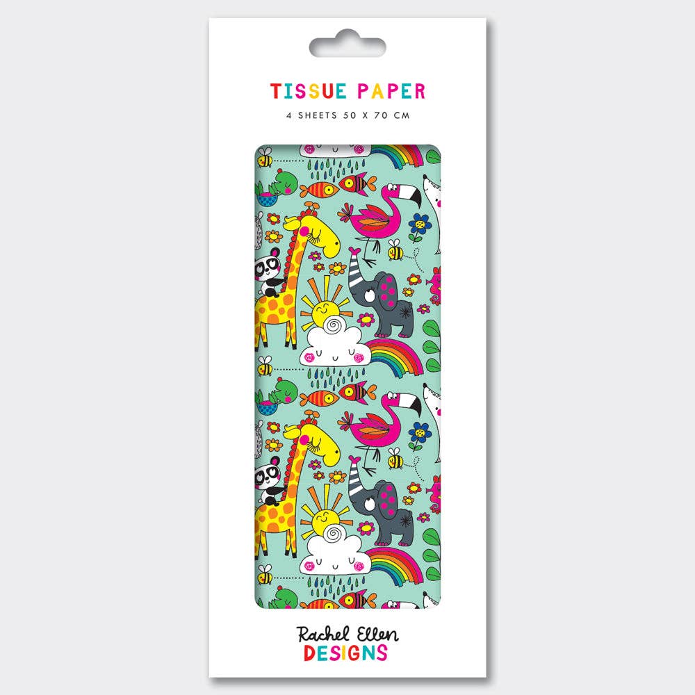 Rachel Ellen Designs - Tissue Paper - Animal World