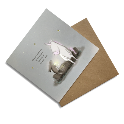 Borrow My Belief card by Toots Design
