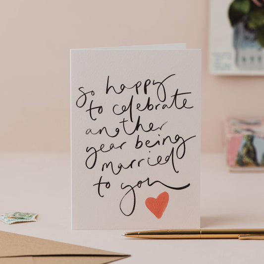 Oh Squirrel - '... celebrate another year married...' Anniversary Card