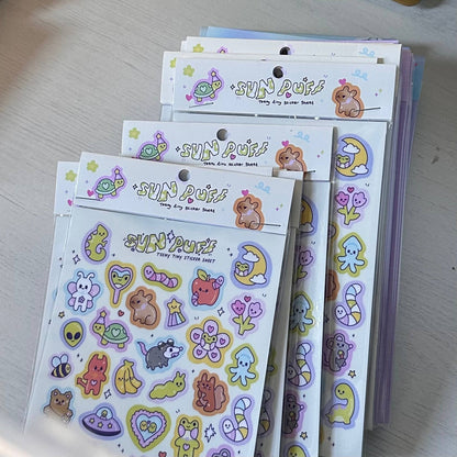Sun Puff Studios - Trinket Collector Sticker Sheet