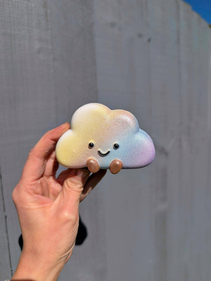 Fizz Bomb Cosmetics - Gelly Rainbow Cloud Bath Bomb