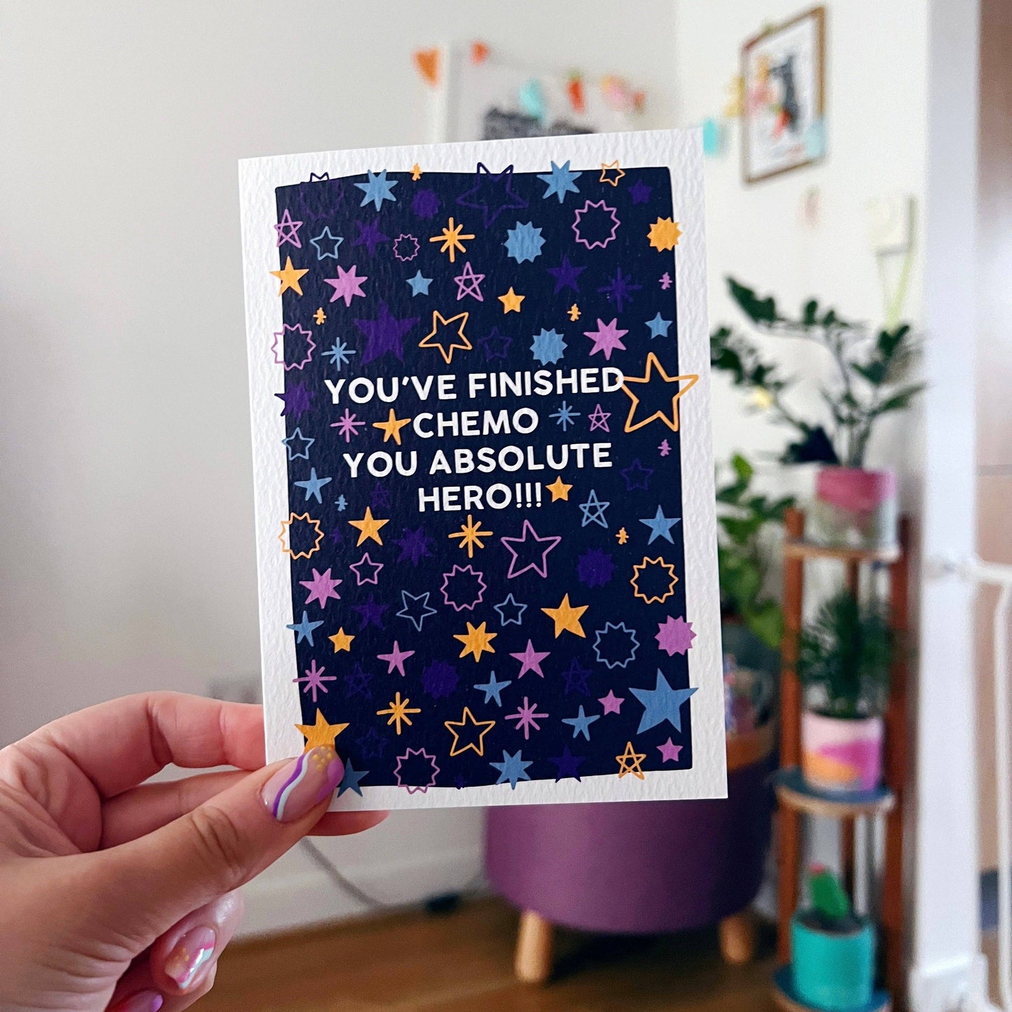 Xoxo Designs by Ruth - You've Finished Chemo, You Absolute Hero! Card