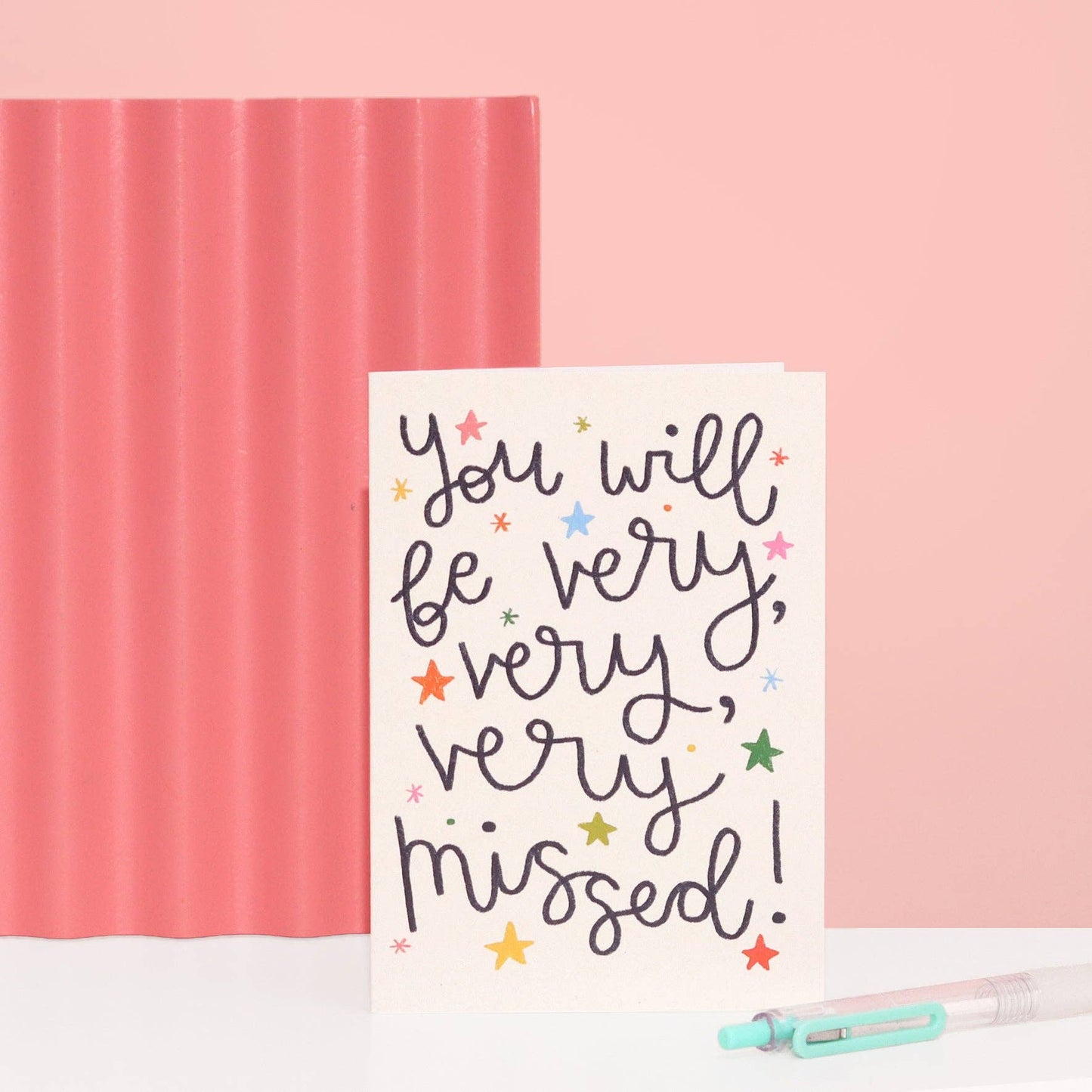 Oh, Laura - Greeting card - 'you will be very missed'