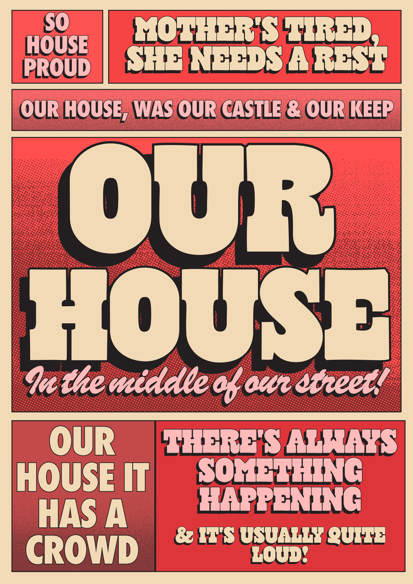Blue Iris Designs Co - Our House print