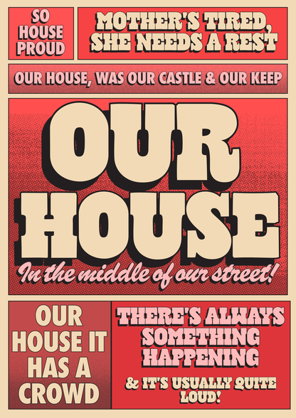 Blue Iris Designs Co - Our House print