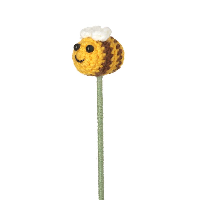 Heaven Sends - SMILEY CROCHET BUMBLE BEE STEM