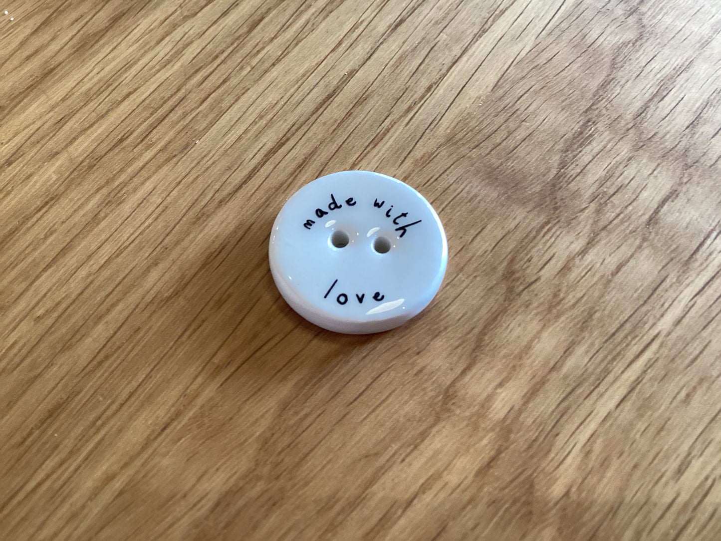 CGB Giftware - Send With Love 8 Assorted Ceramic Buttons In Dish