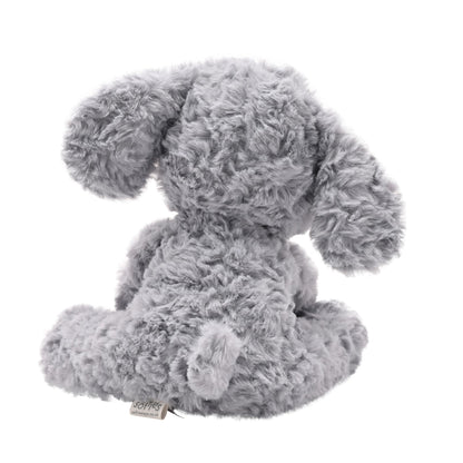 ETHEL THE PLUSH SITTING GREY ELEPHANT 22 CM