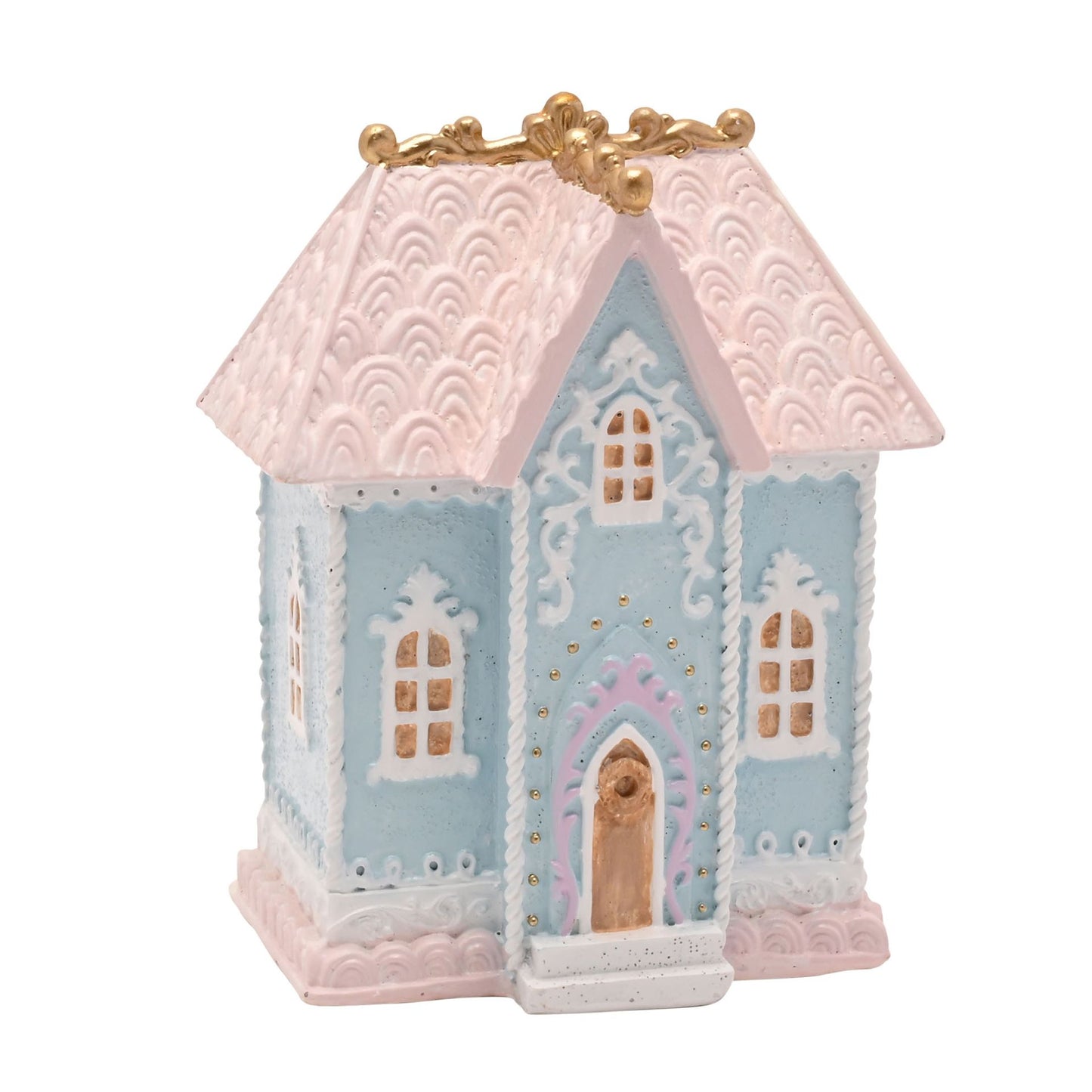 BLUE HOUSE ORNAMENT 15CM