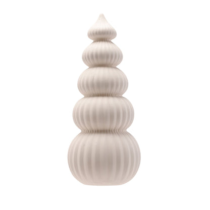CERAMIC 27CM LED LIGHT UP CHRISTMAS TREE