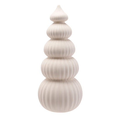 CERAMIC 27CM LED LIGHT UP CHRISTMAS TREE